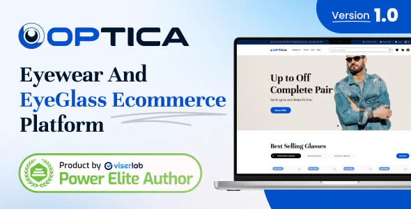 Optica – Eyewear And EyeGlass Ecommerce Platform