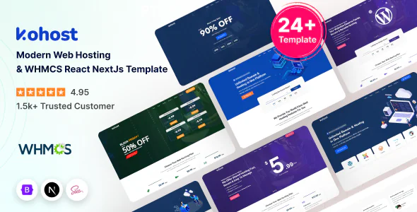 Kohost – Web Hosting with WHMCS NextJs Template