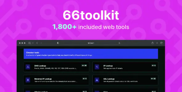 66toolkit - Ultimate Web Tools System