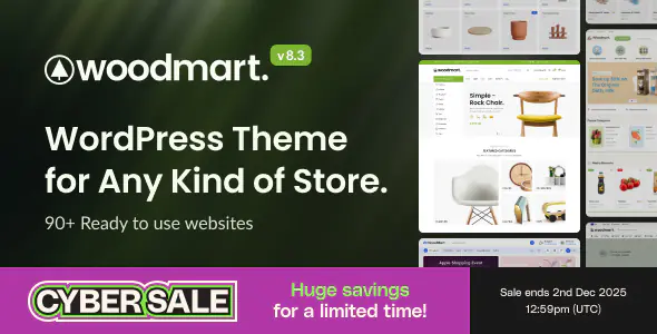 WoodMart - Multipurpose WooCommerce Theme V8.3