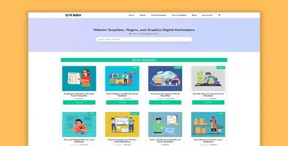 GP Digital – Digital Product Selling Website Template For GeneratePress Download